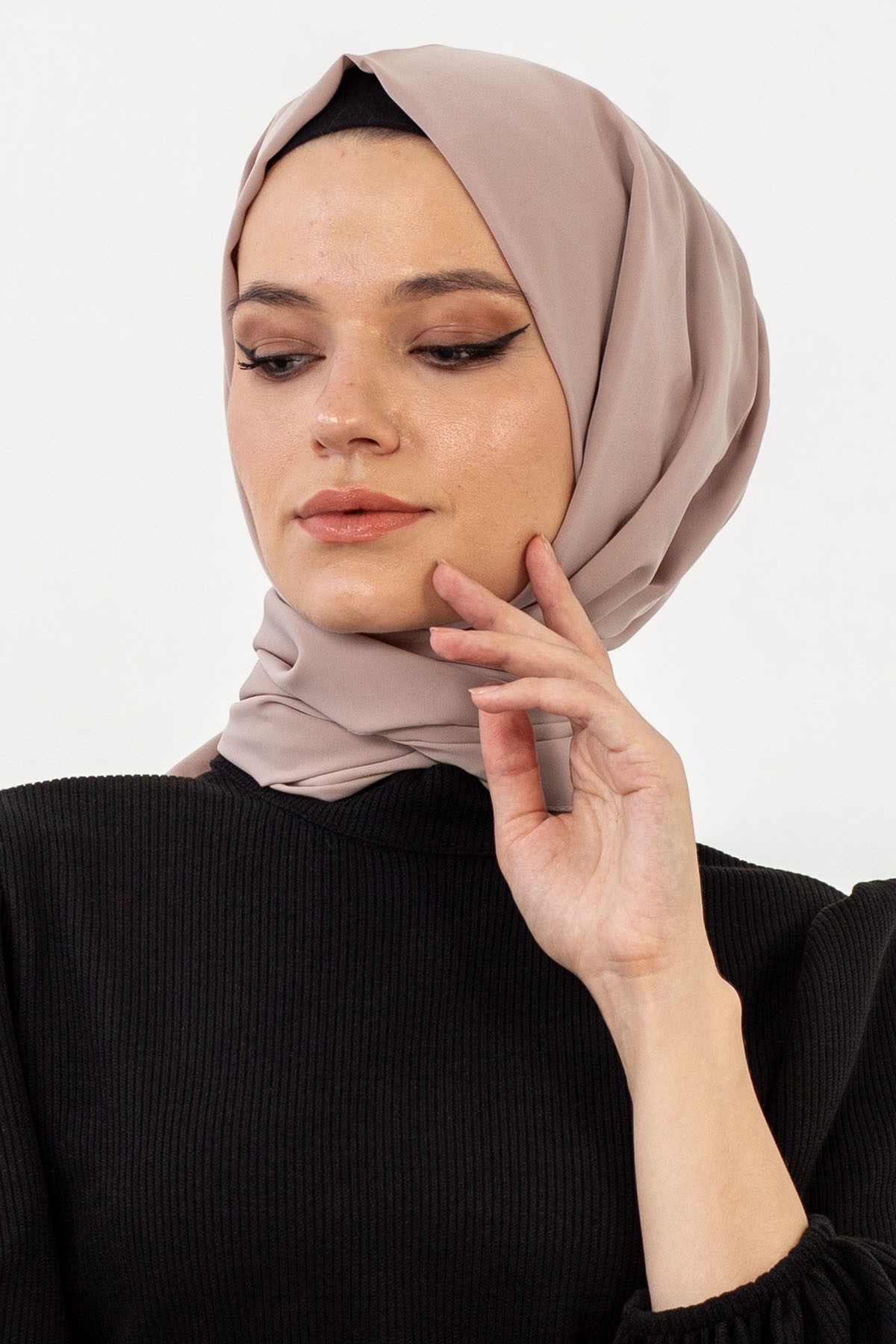 Lv Lux Medine İpeği şal - Bej - 1