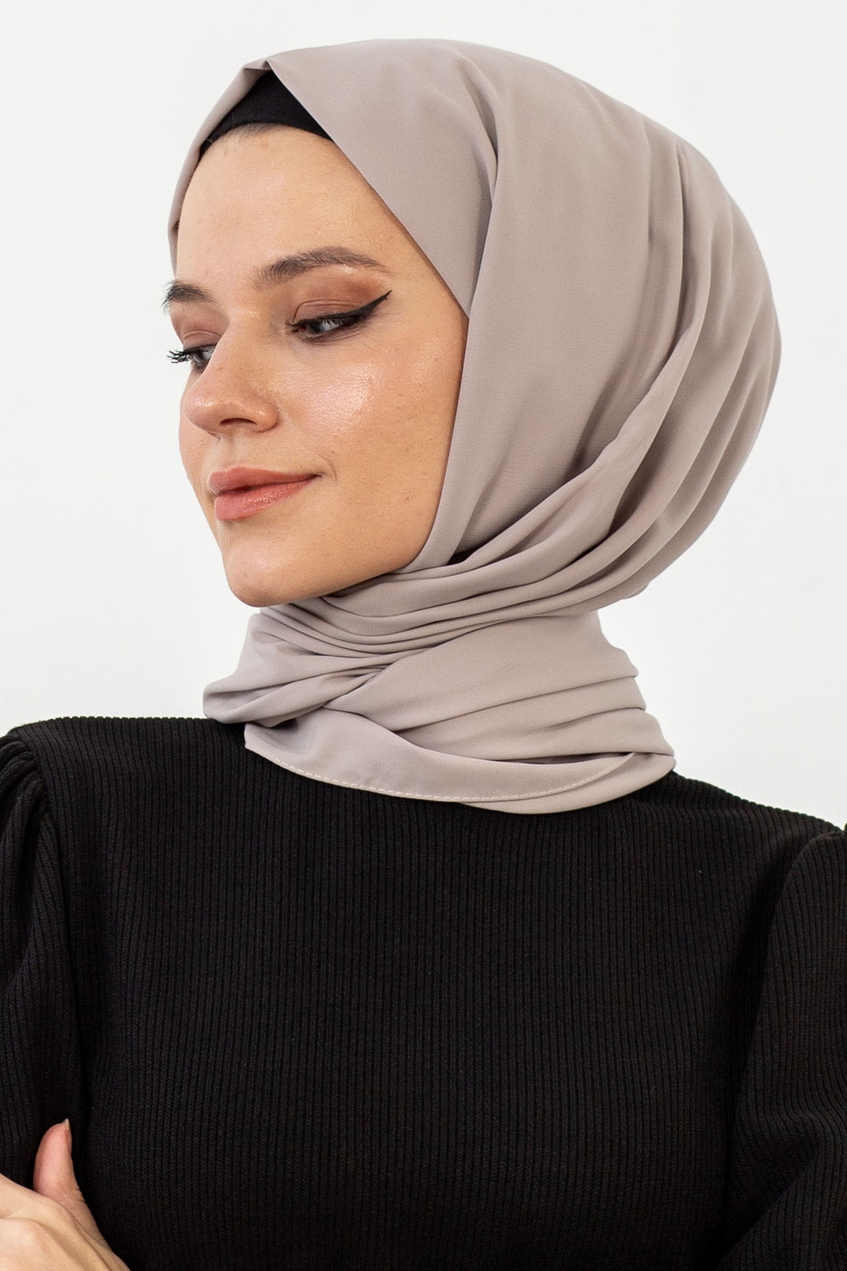 Lv Lux Medine İpeği şal - Bej - 3