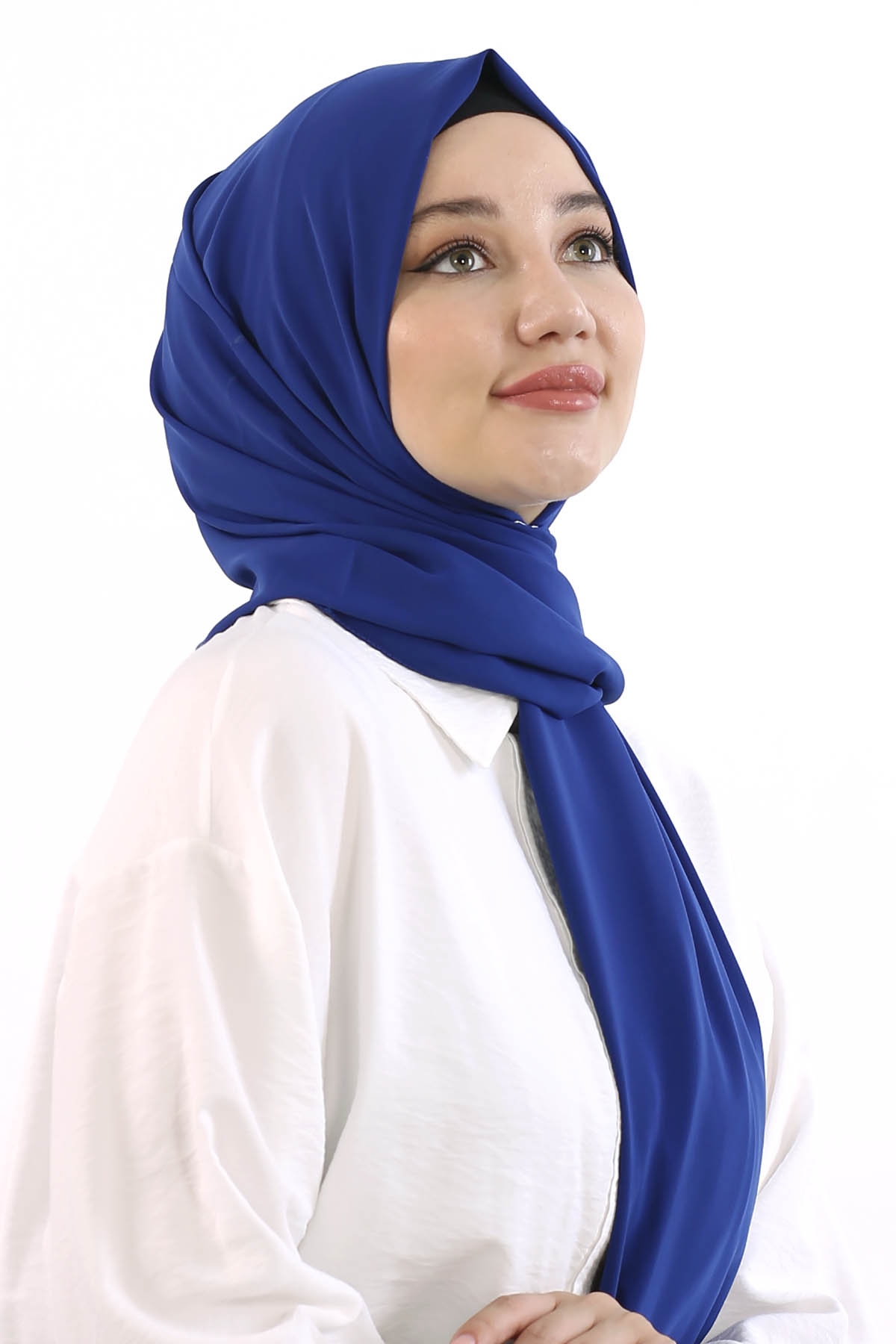 Lv Medine İpeği şal Prlk - Sax - 1