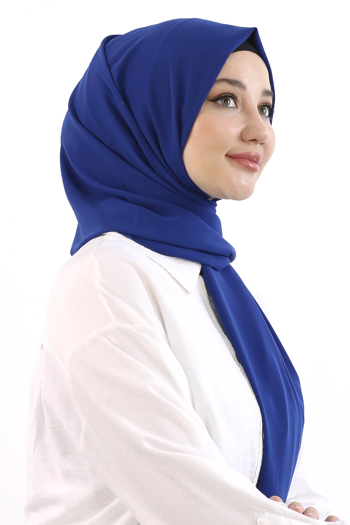 Lv Medine İpeği şal Prlk - Sax - 2