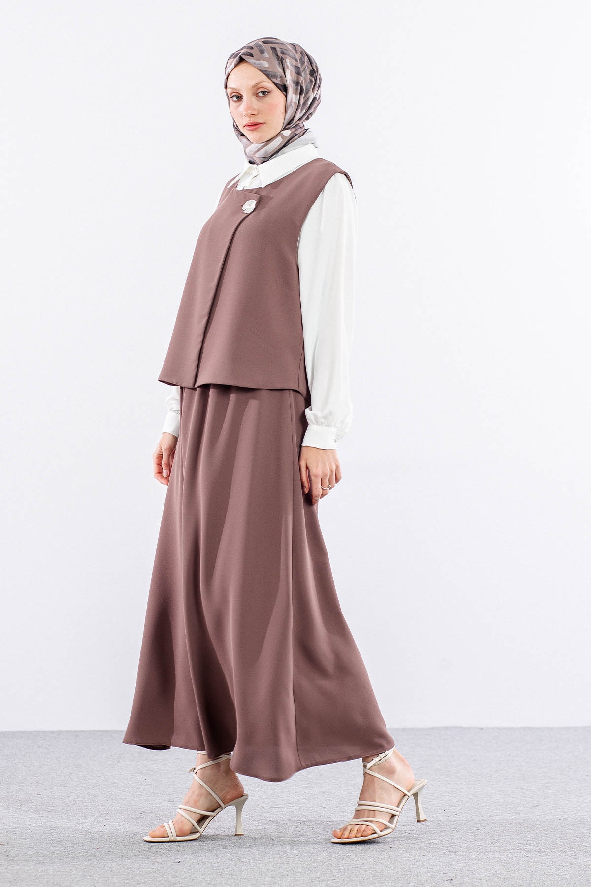 M7705 3lü Takim 40-48 - Kahve - 2