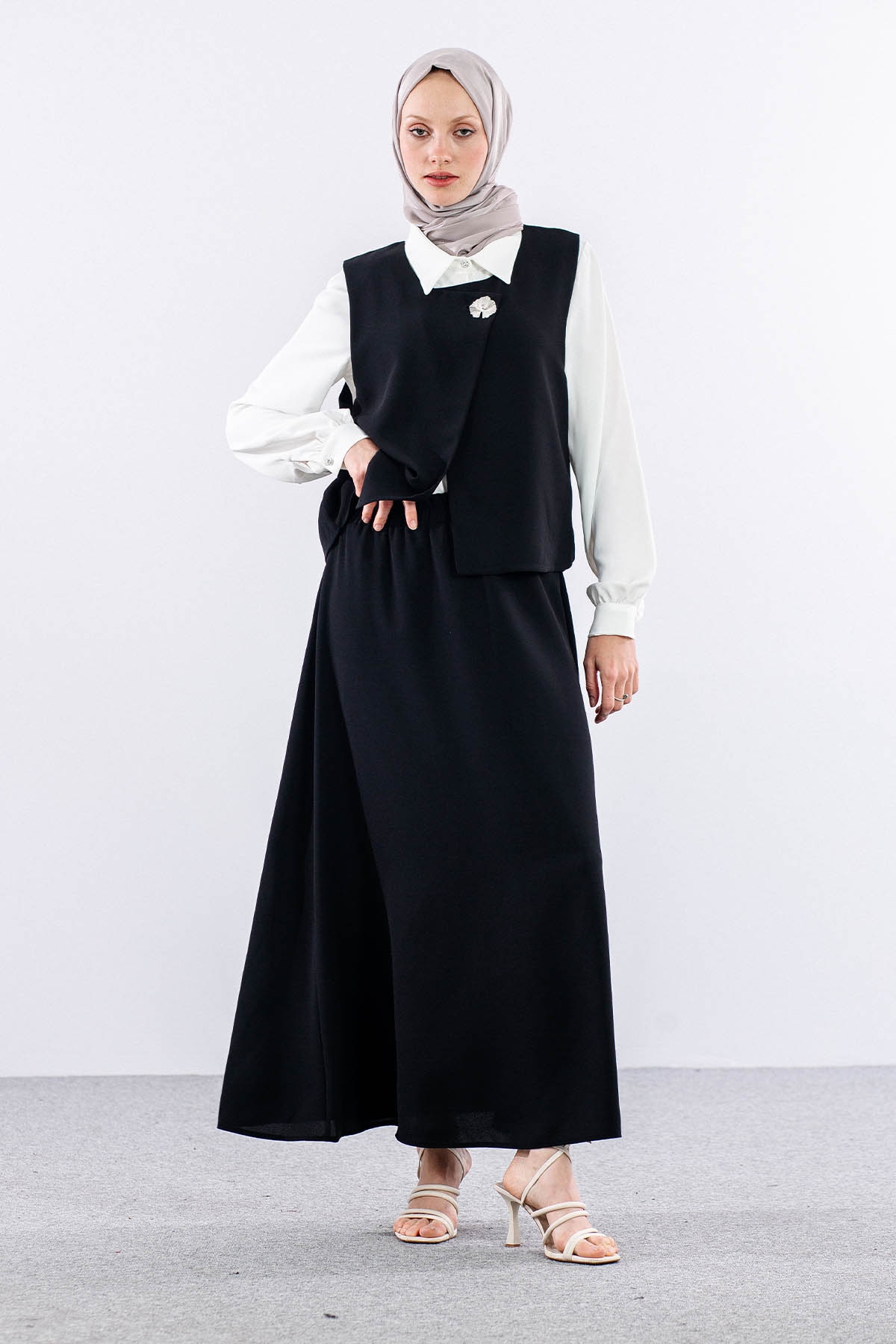 M7705 3lü Takim 40-48 - Siyah - 1