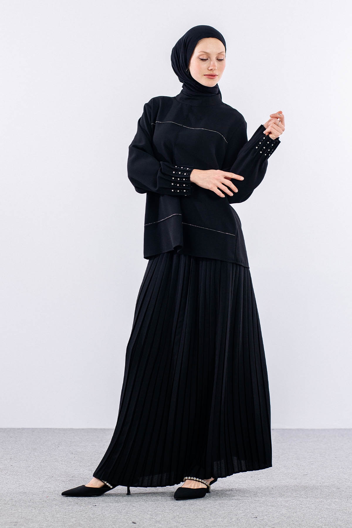 M7707 şik E.takim 44-52 - Siyah - 2