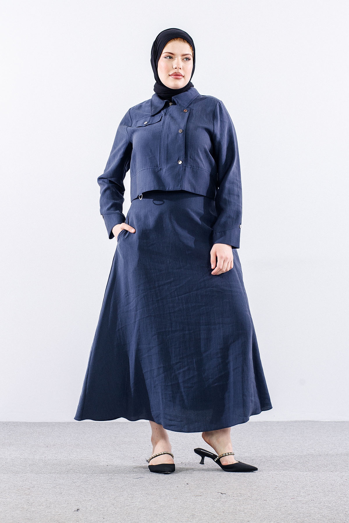 M7729 E.takim 40-48 çitçit Detay - Lacivert - 1