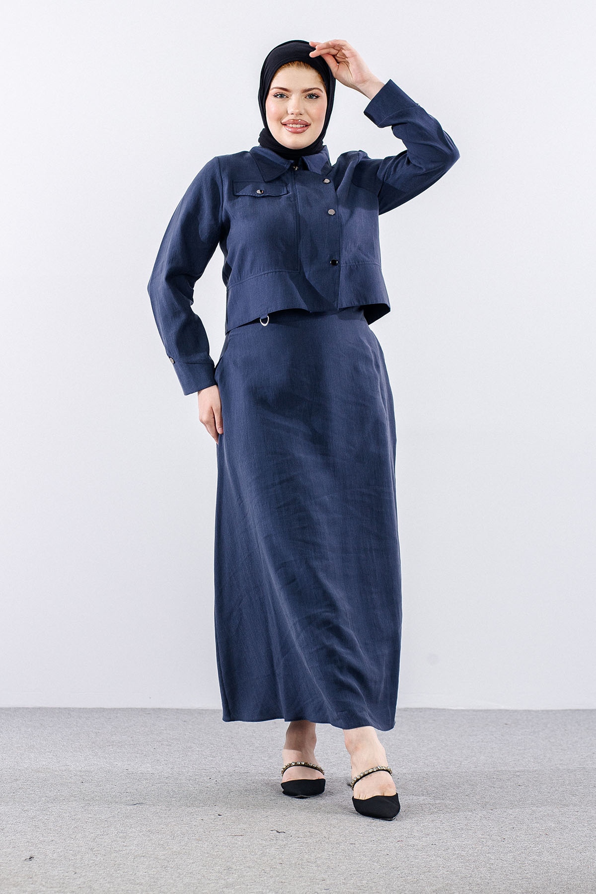 M7729 E.takim 40-48 çitçit Detay - Lacivert - 2