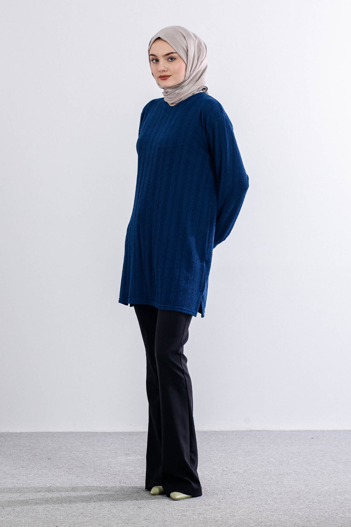 Merve Spor Tunik 44-46-48 - Lacivert - 2