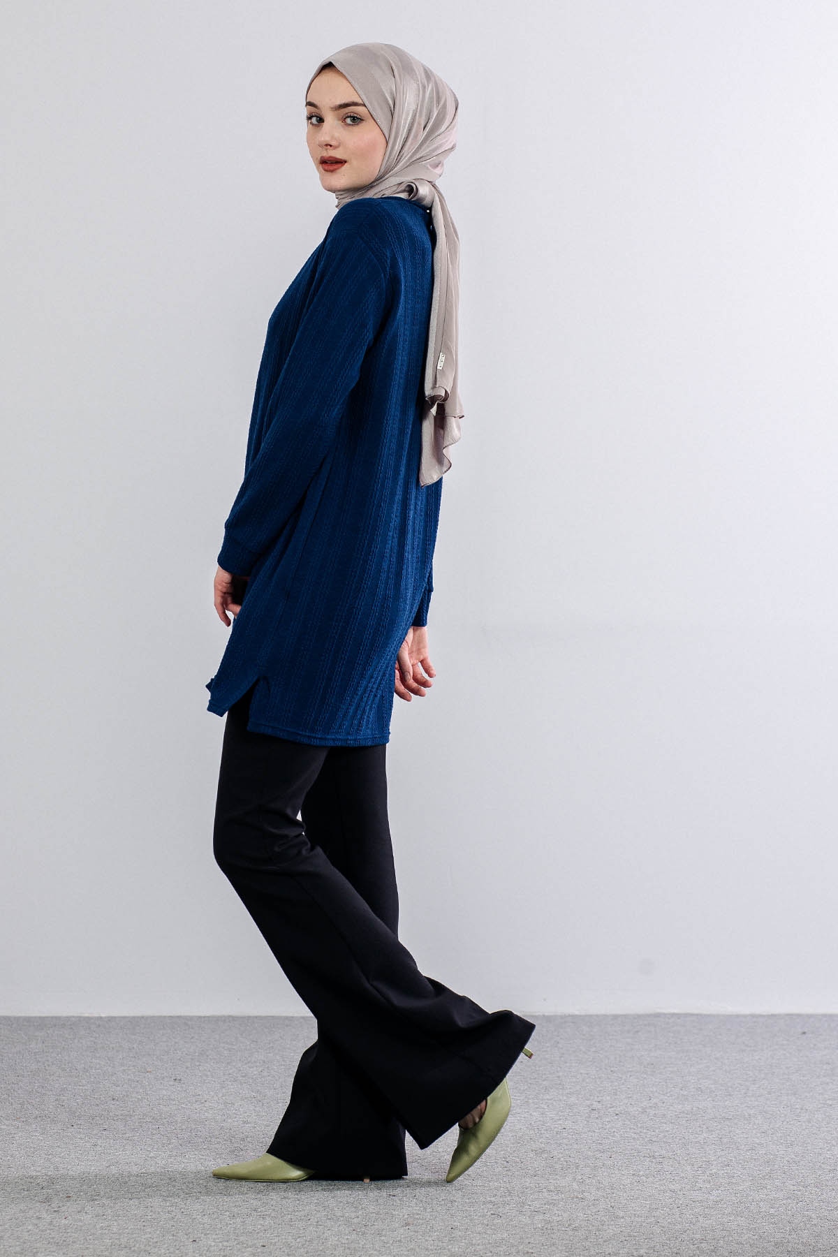 Merve Spor Tunik 44-46-48 - Lacivert - 3