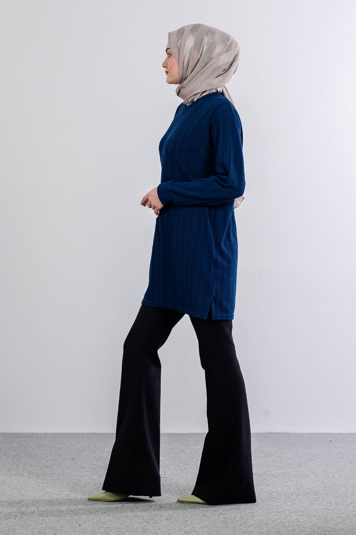 Merve Spor Tunik 44-46-48 - Lacivert - 4