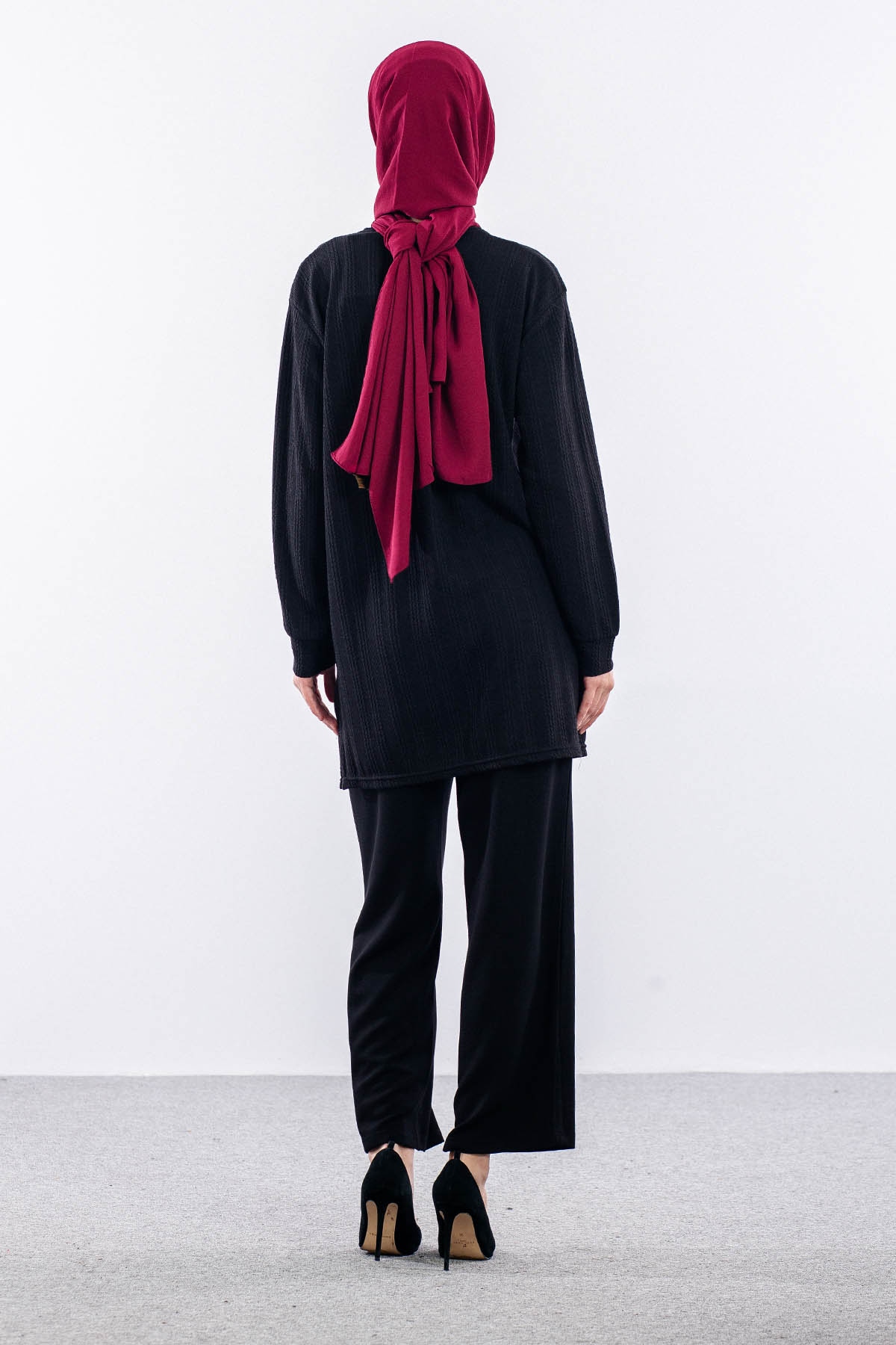 Merve Spor Tunik 44-46-48 - Siyah - 4