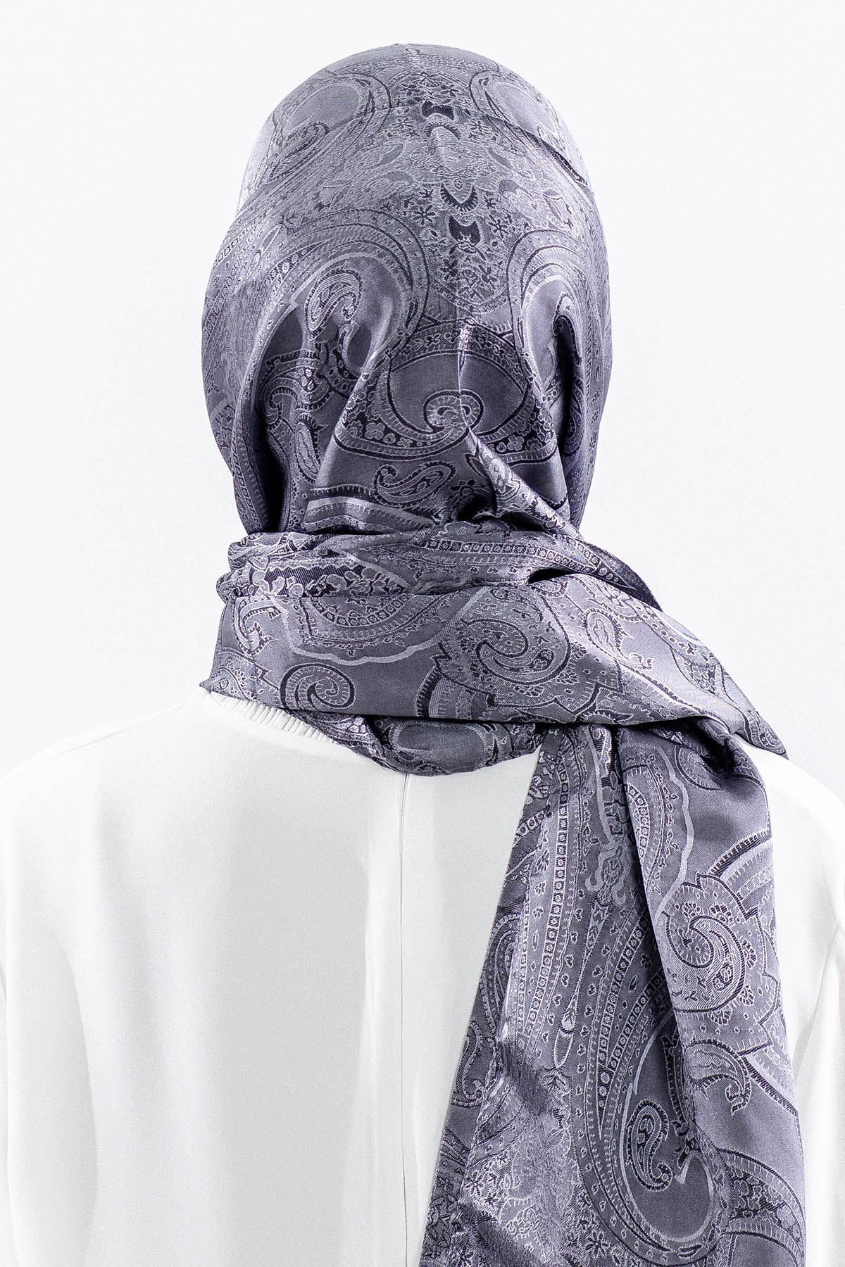 Mismara Morocco şal Varakli - Antrasit - 4