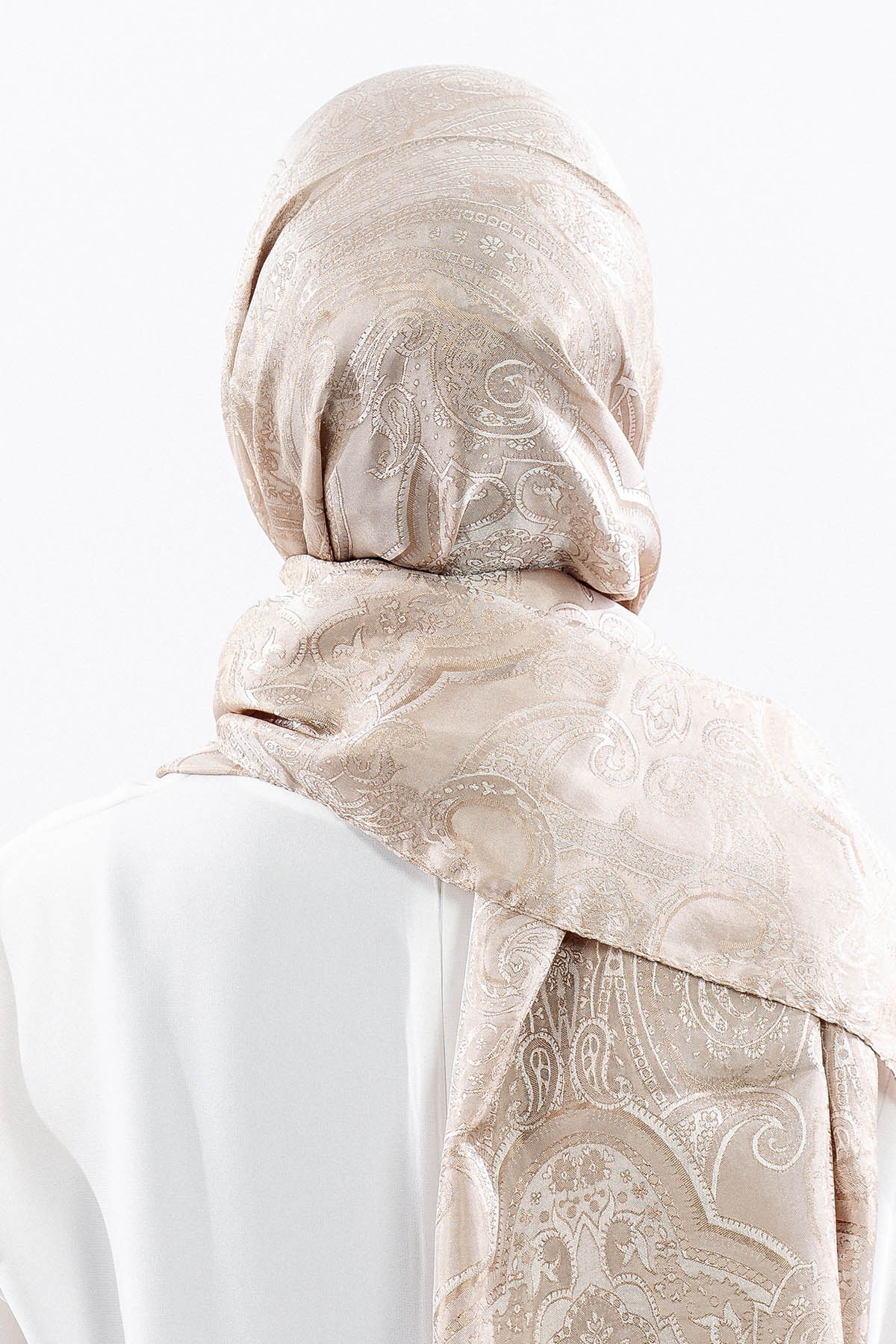 Mismara Morocco şal Varakli - Bej - 4