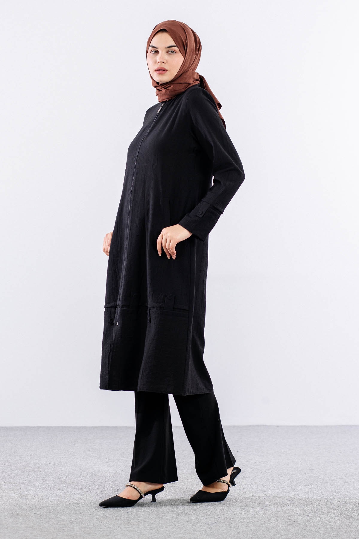 N1551 Kap 2-3-4-5 Apolet 44-50 - Siyah - 2