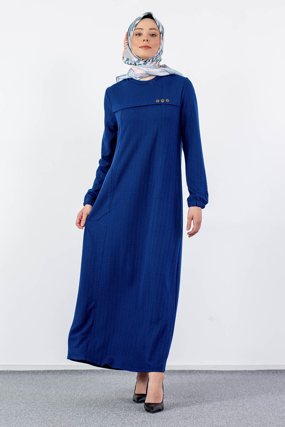 N2682 Elbise 2-3-4-5-6-7 - Sax - 2