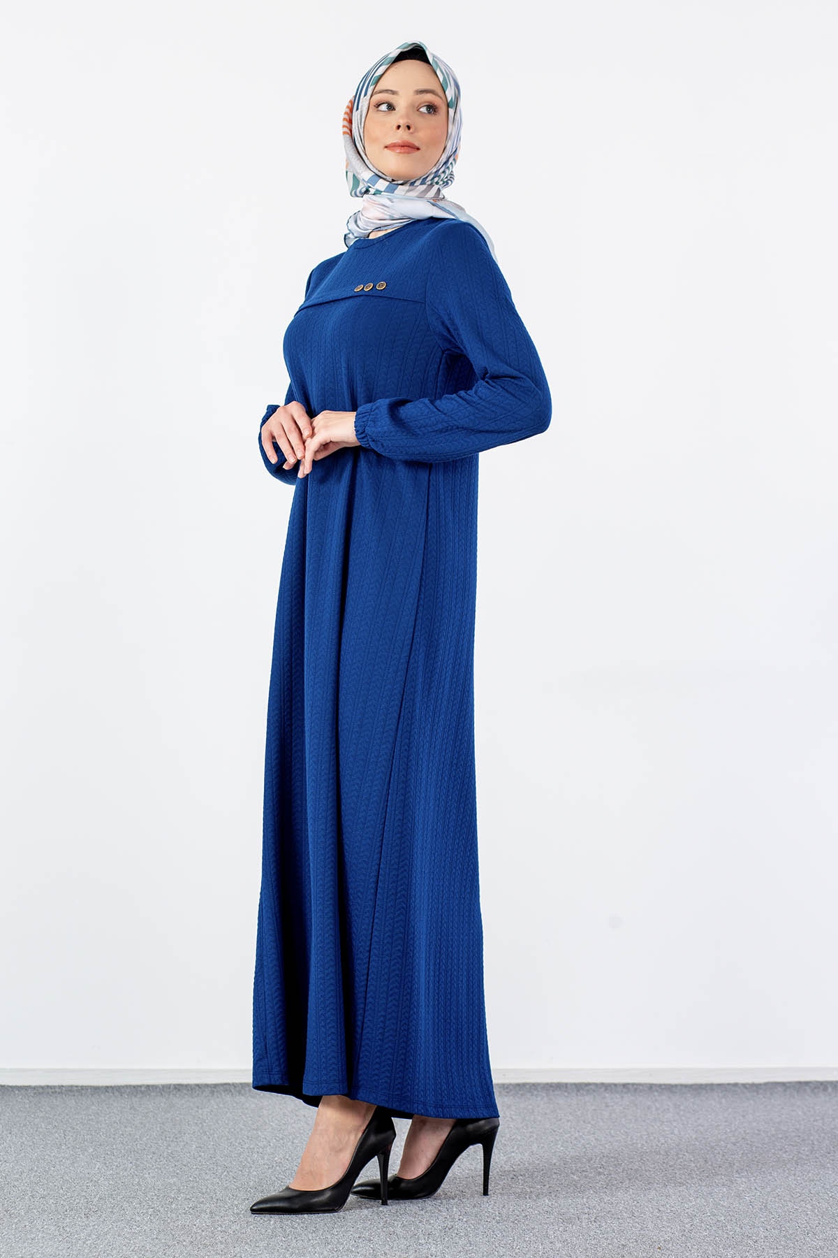 N2682 Elbise 2-3-4-5-6-7 - Sax - 4