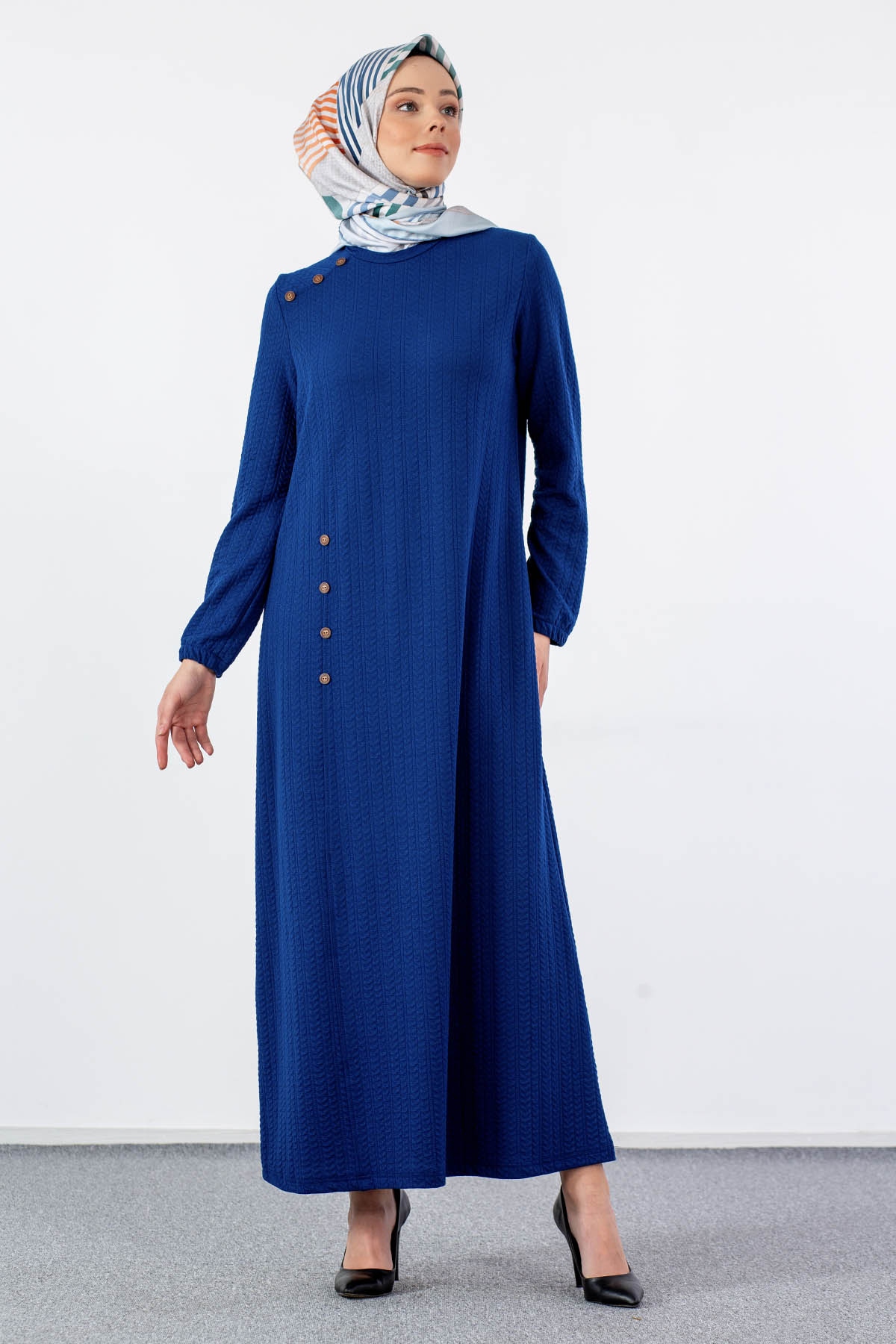 N2688 Elbise 1-2-3-4-5-6 - Sax - 3