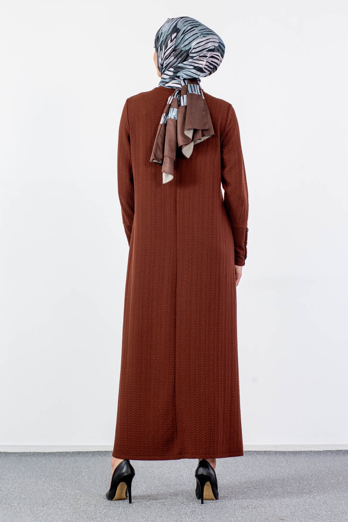 N2690 Elbise 2-3-4-5-6-7 - Kiremit - 6