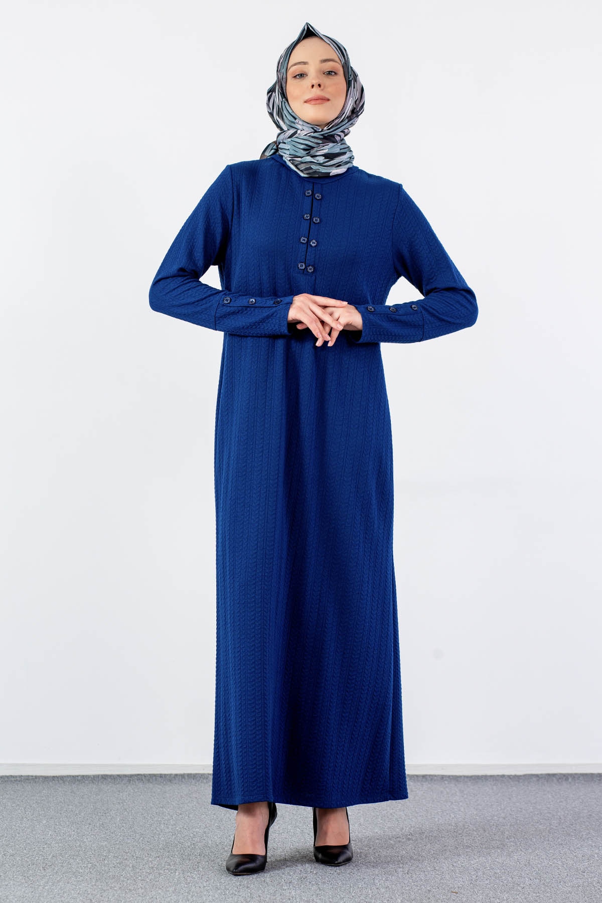 N2690 Elbise 2-3-4-5-6-7 - Sax - 1