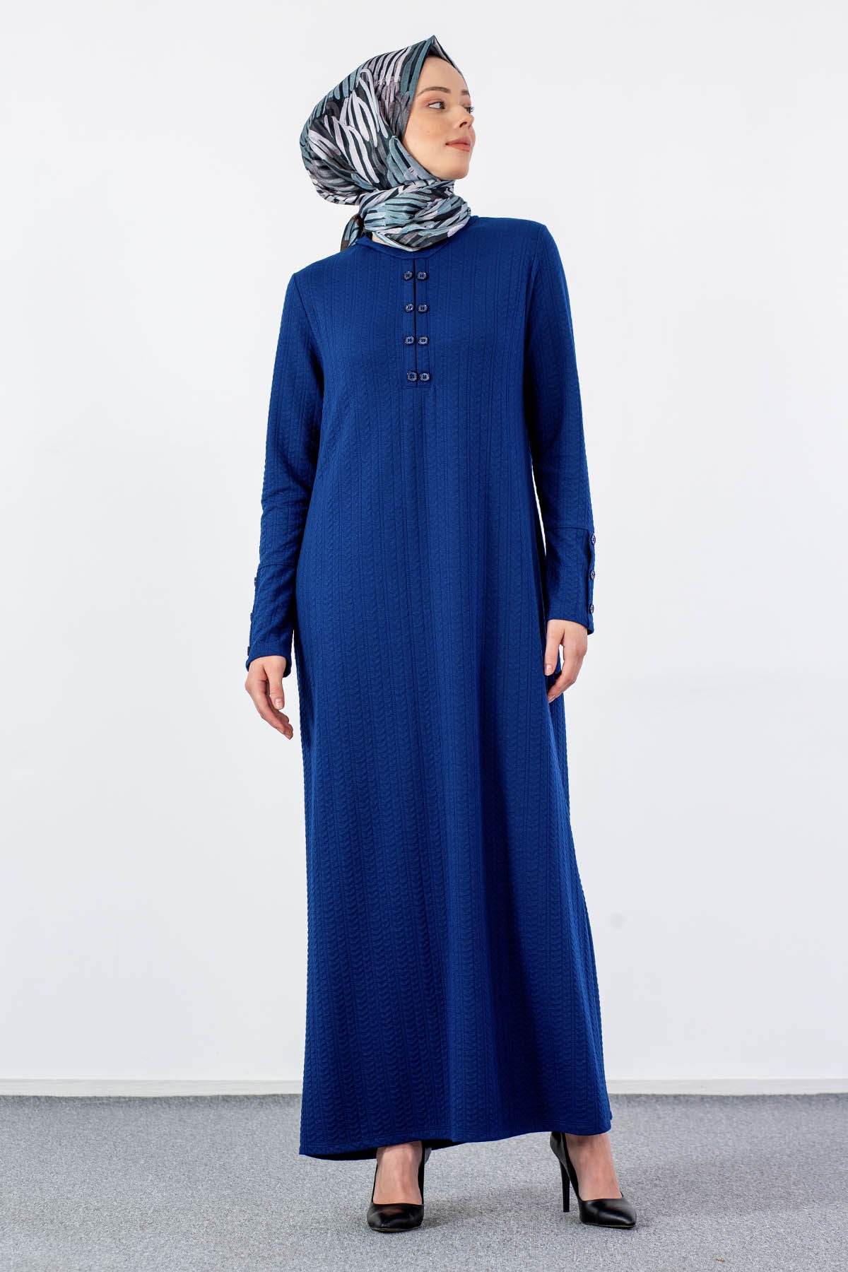 N2690 Elbise 2-3-4-5-6-7 - Sax - 2