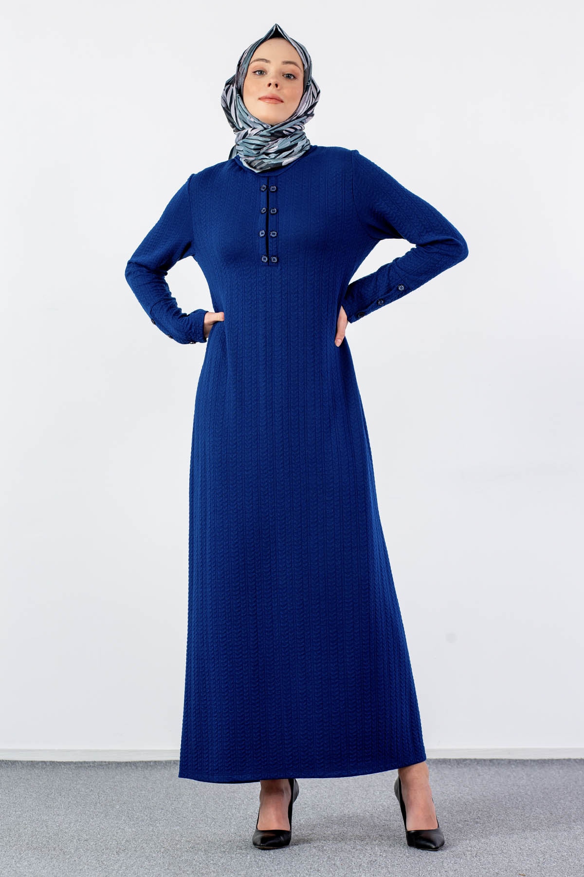 N2690 Elbise 2-3-4-5-6-7 - Sax - 3