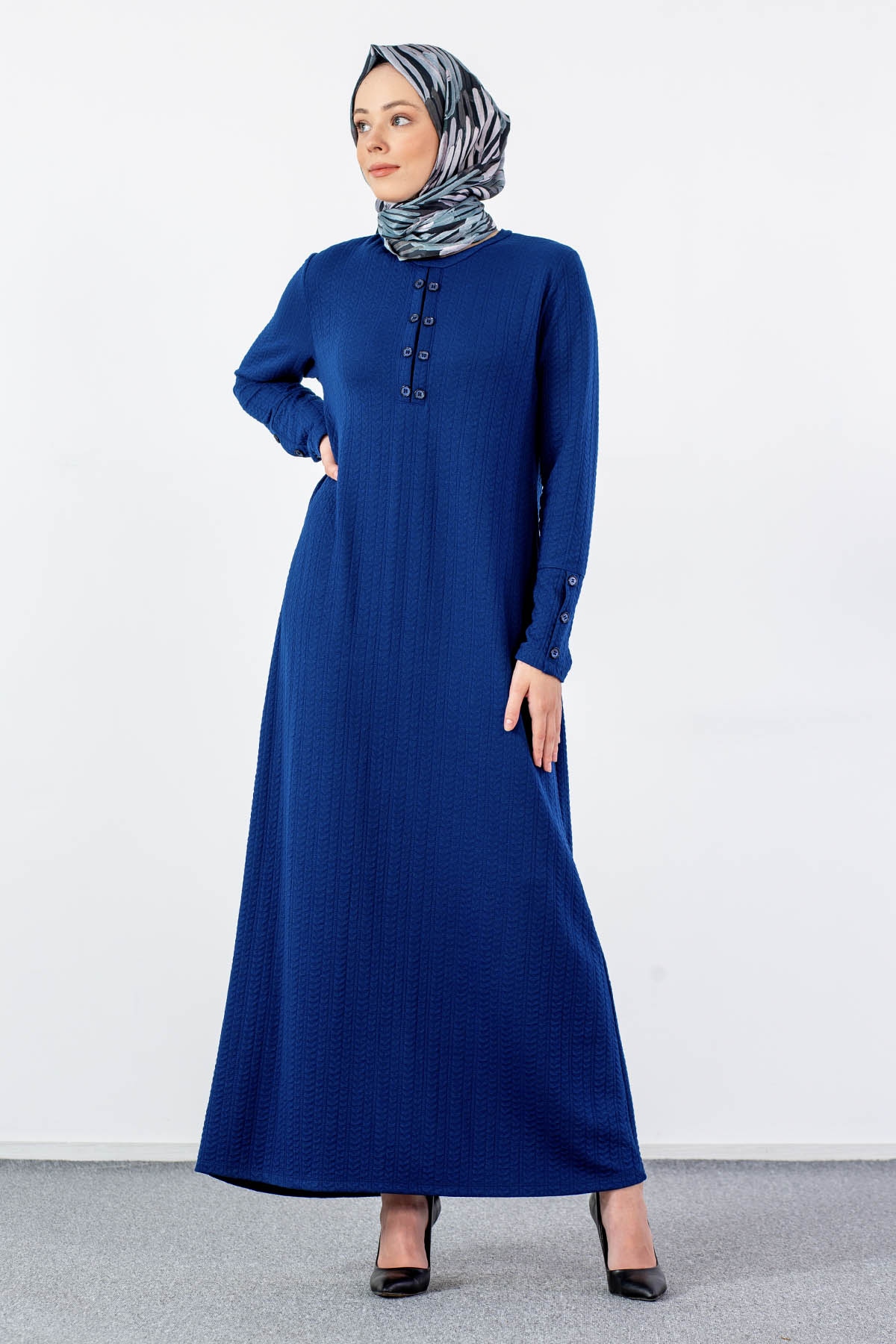 N2690 Elbise 2-3-4-5-6-7 - Sax - 4