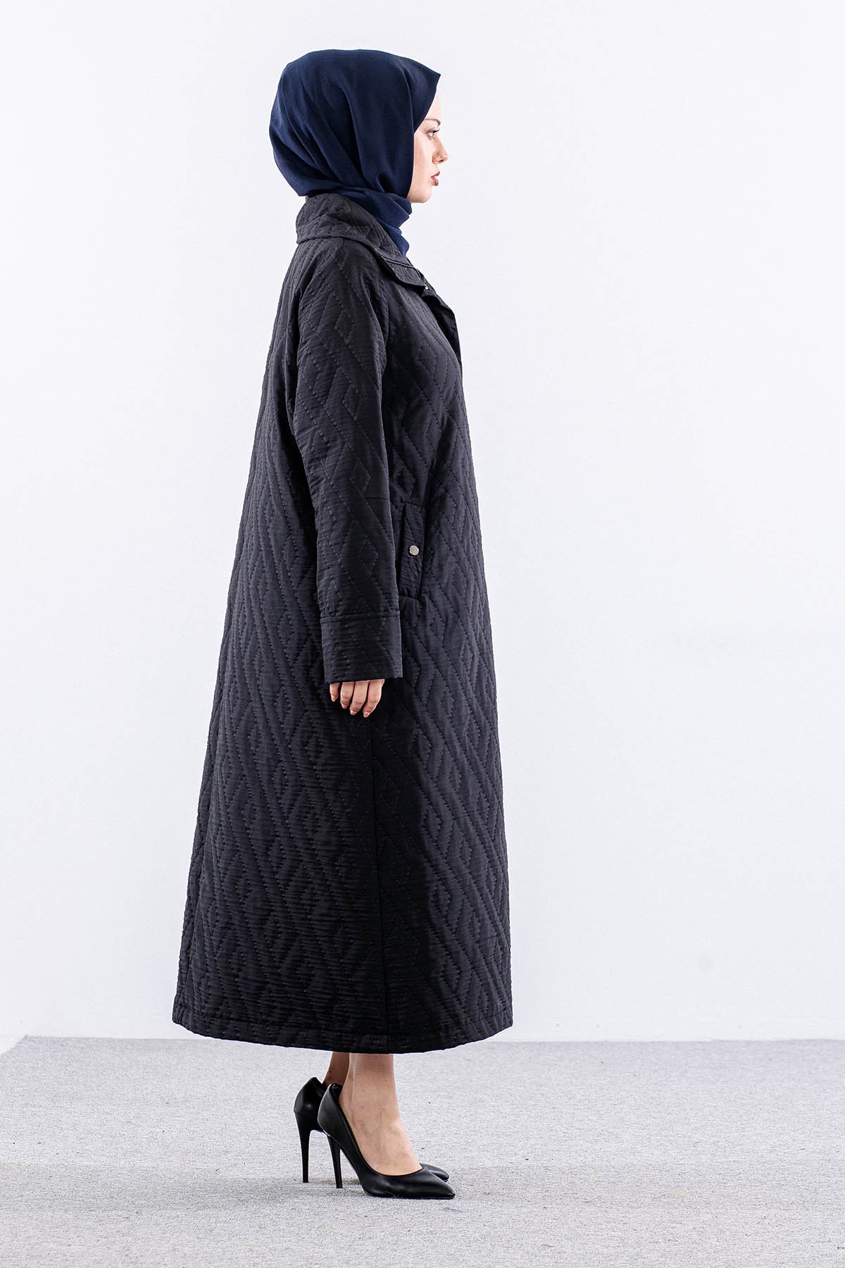 N3172 Kapi̇tone Kaban 44-50 - Siyah - 3