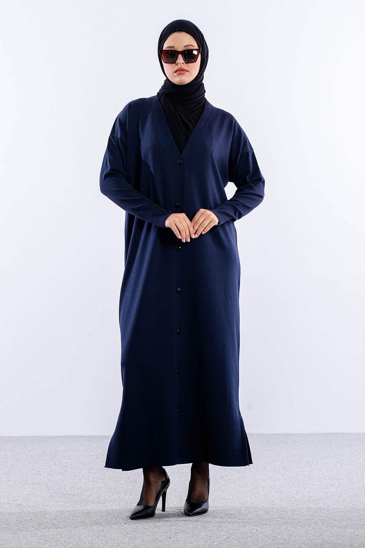 N322 Triko  Hirka  Tek - Lacivert - 2