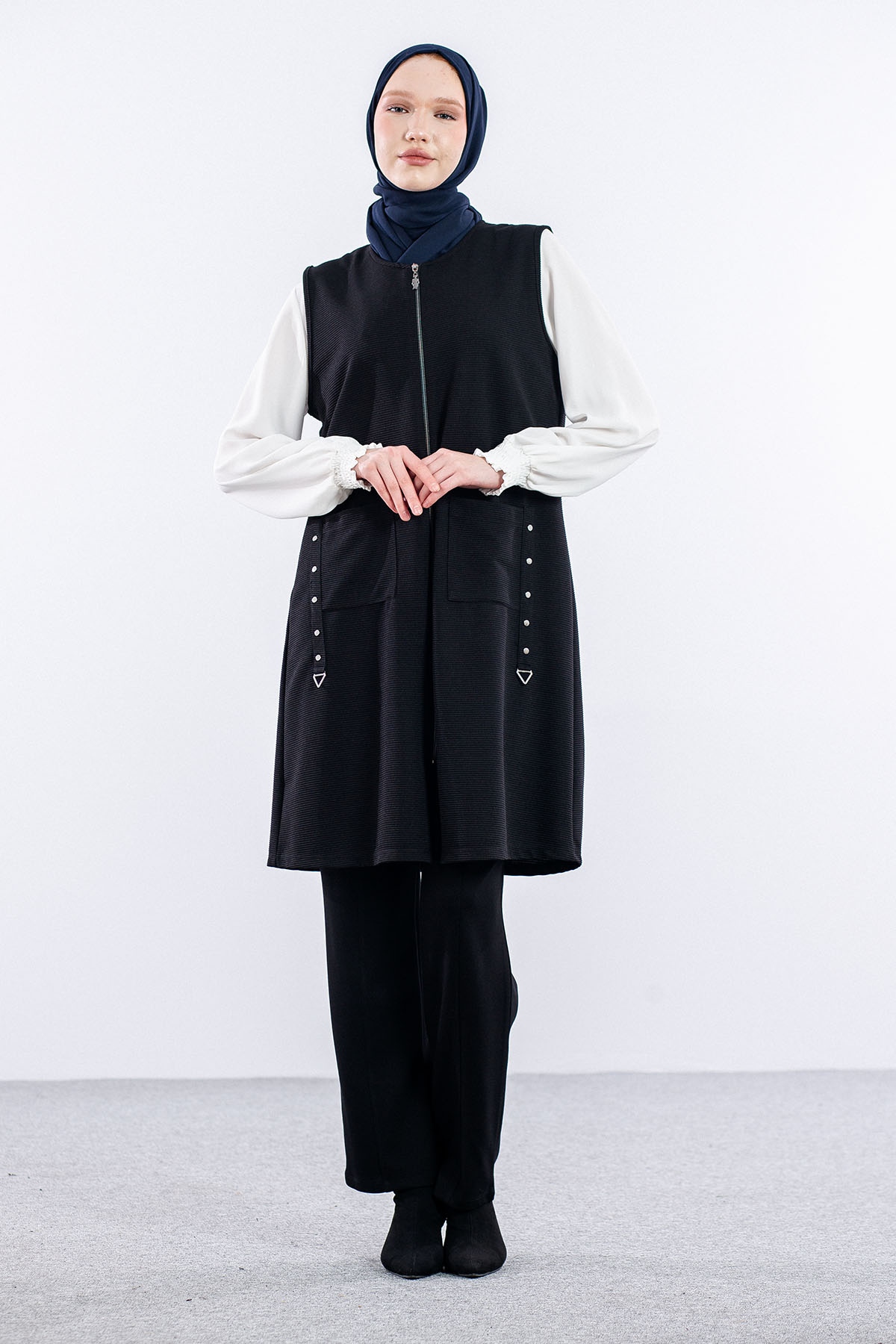 N4846 Yelek 3-4-5-6 - Siyah - 1