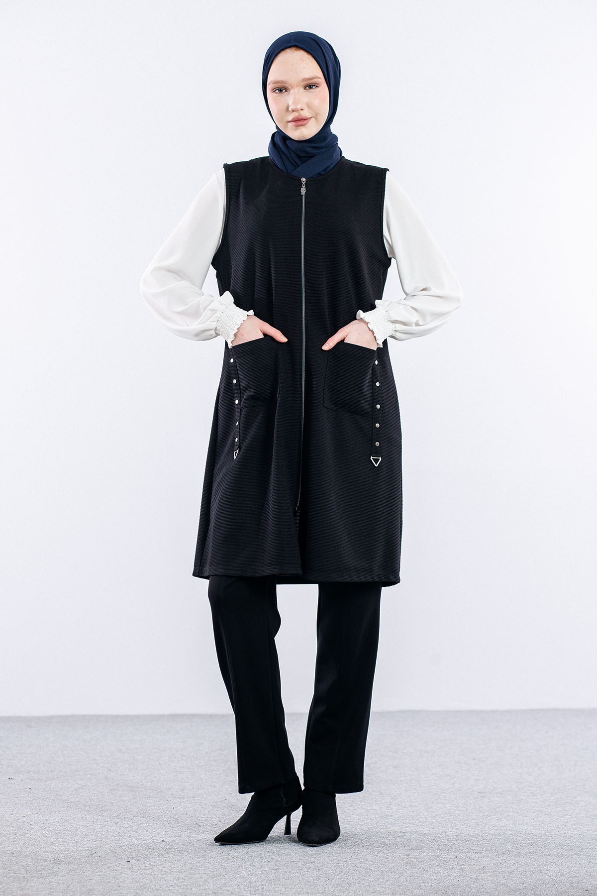 N4846 Yelek 3-4-5-6 - Siyah - 2