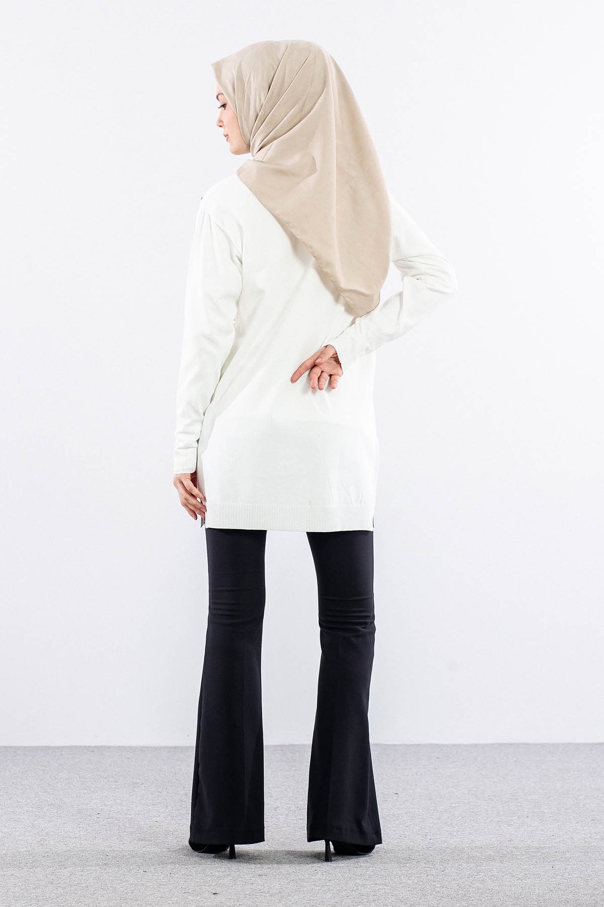 N5039 Hirka  Tek - Ekru - 4