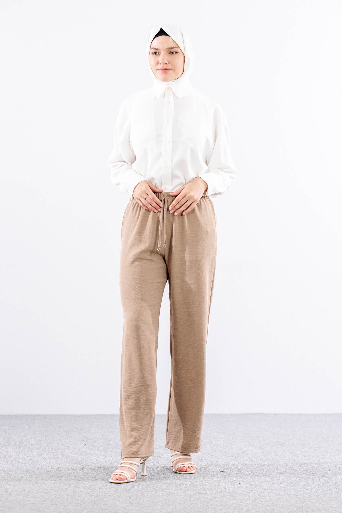 N535 Pantolon 46-52 Ae - Bej - 1