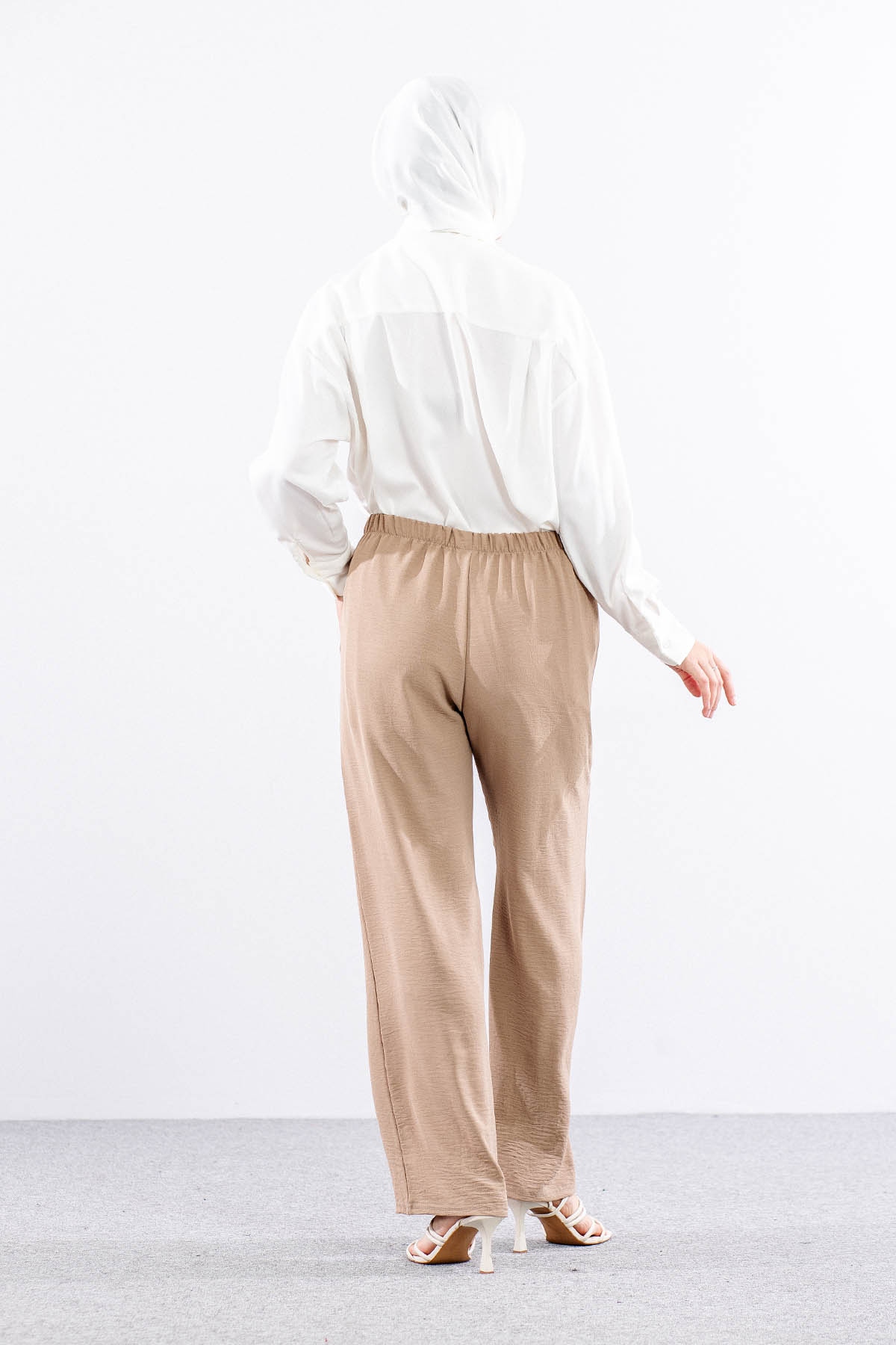 N535 Pantolon 46-52 Ae - Bej - 5