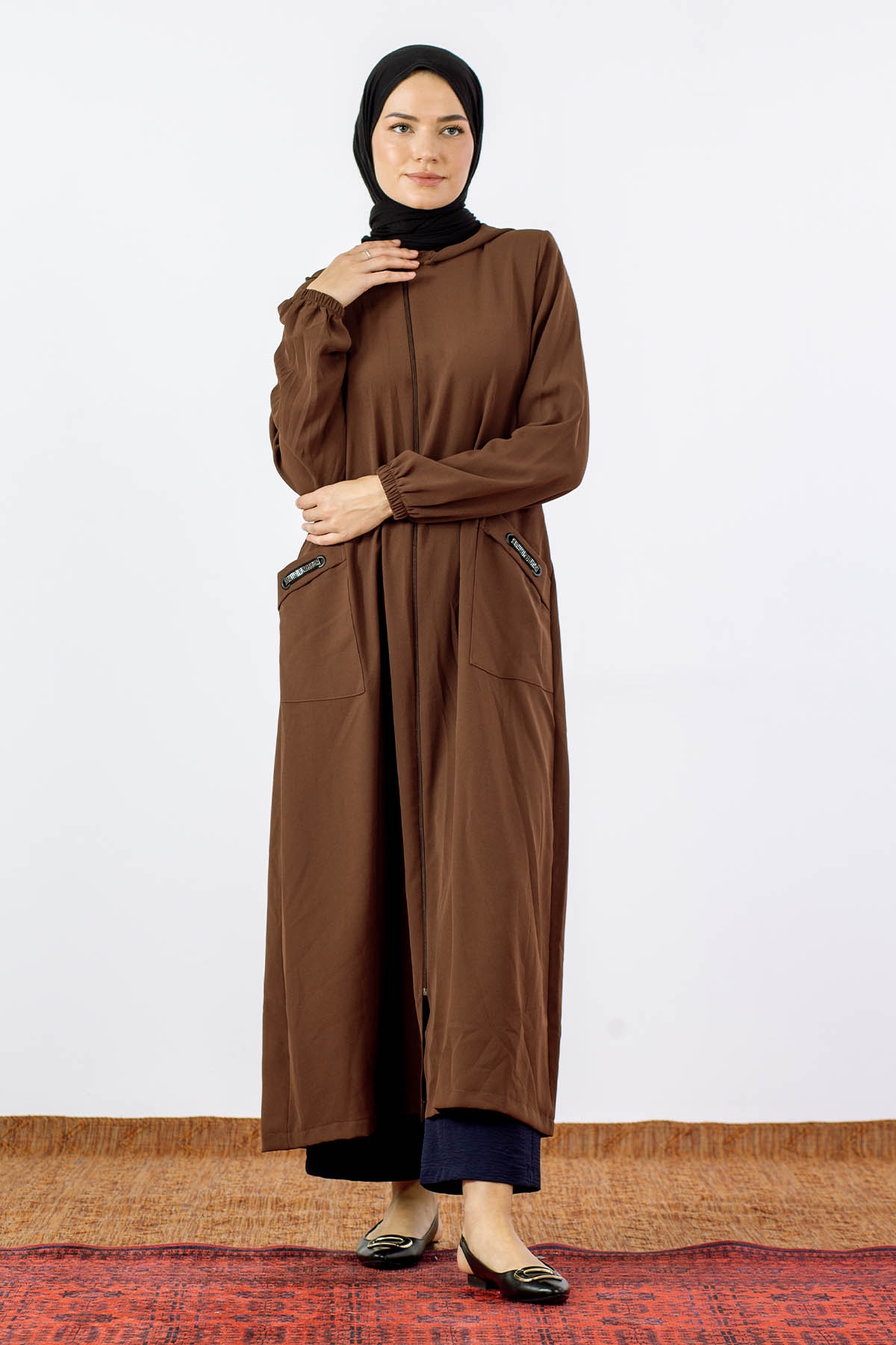 N6229 Ferace 4-5-6-7 - Kahve - 3