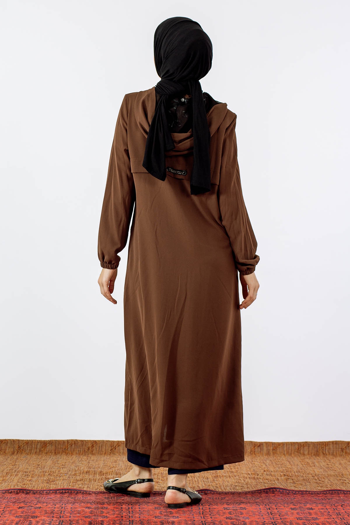 N6229 Ferace 4-5-6-7 - Kahve - 5