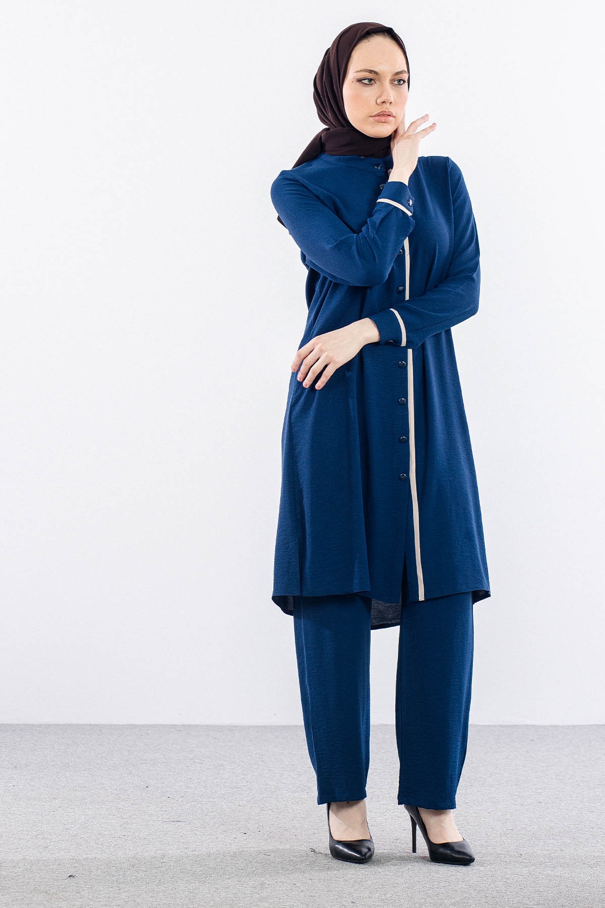 N7238 Takim 44-54 Biyeli 2-7 - Indigo - 2