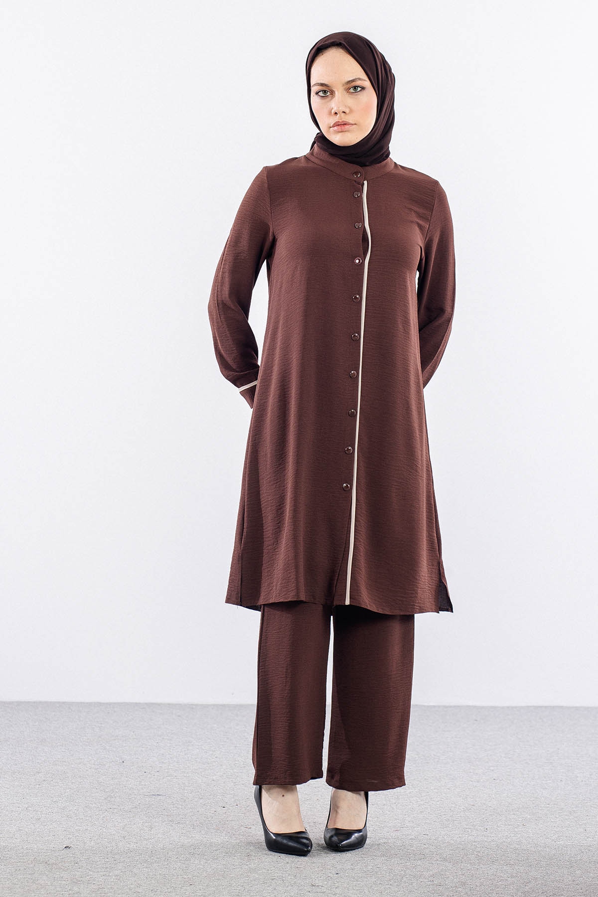 N7238 Takim 44-54 Biyeli 2-7 - Kahve - 3