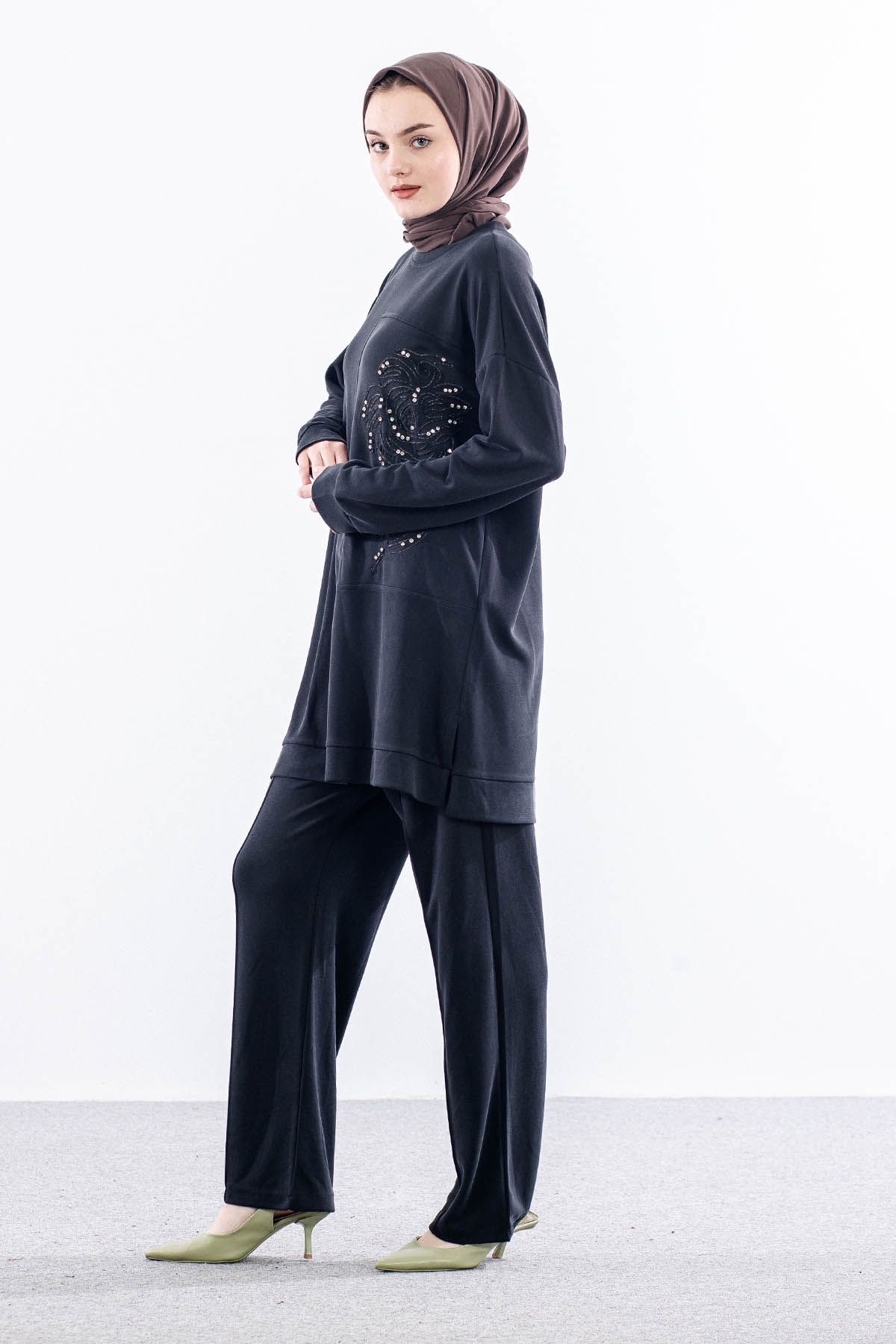 N7519 Takim 1-2 - Siyah - 2