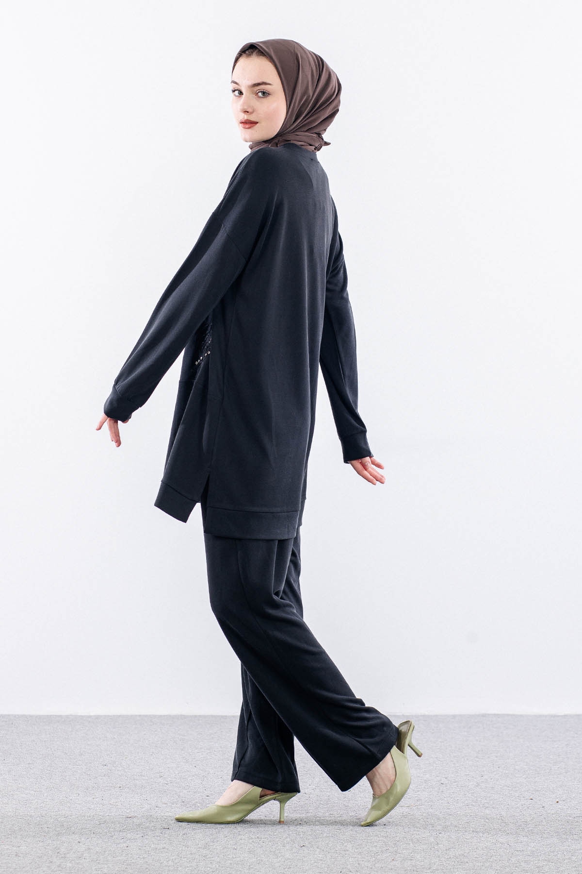 N7519 Takim 1-2 - Siyah - 3