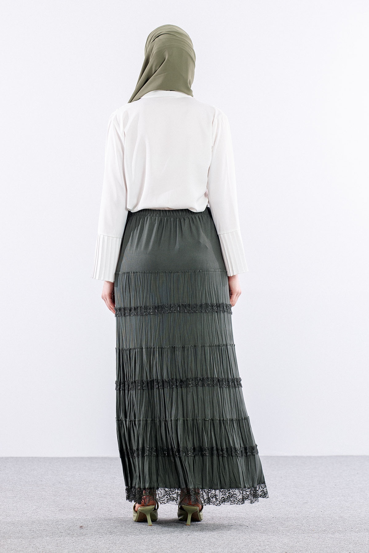 N8075 Etek 3-6 Katli - Haki - 4