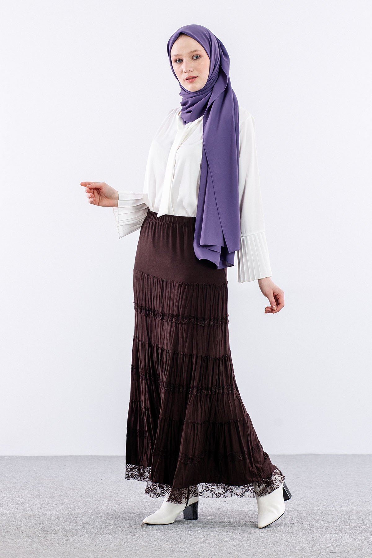 N8075 Etek 3-6 Katli - Kahve - 3