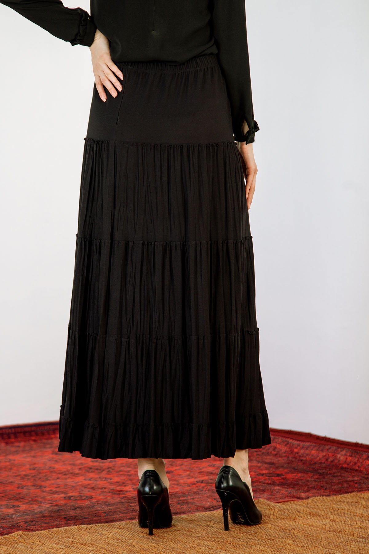 N8159 5 Parça Etek 42-50 - Siyah - 3