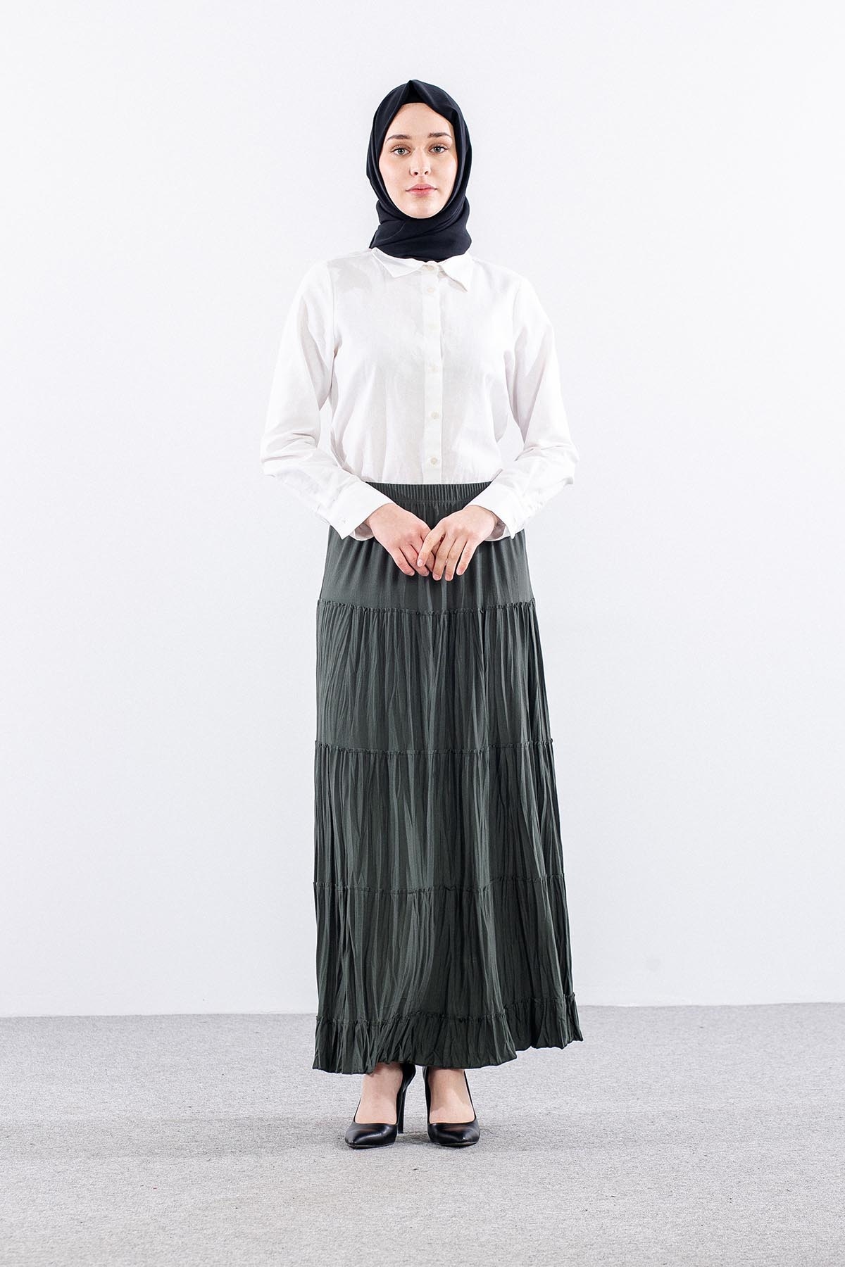 N8159 Etek 3-4-5-6-7 5 Parça - Haki - 1