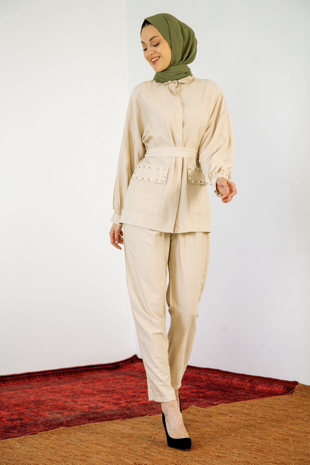 P2932-00 Takim 38-42 - Bej - 2