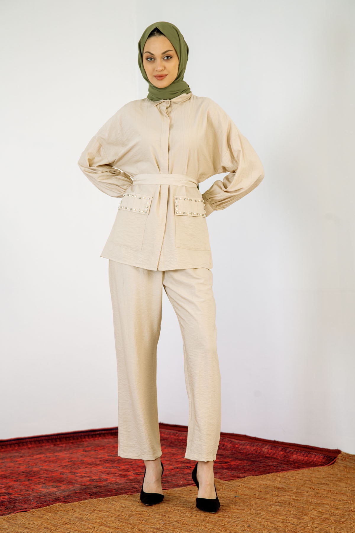 P2932-00 Takim 38-42 - Bej - 3