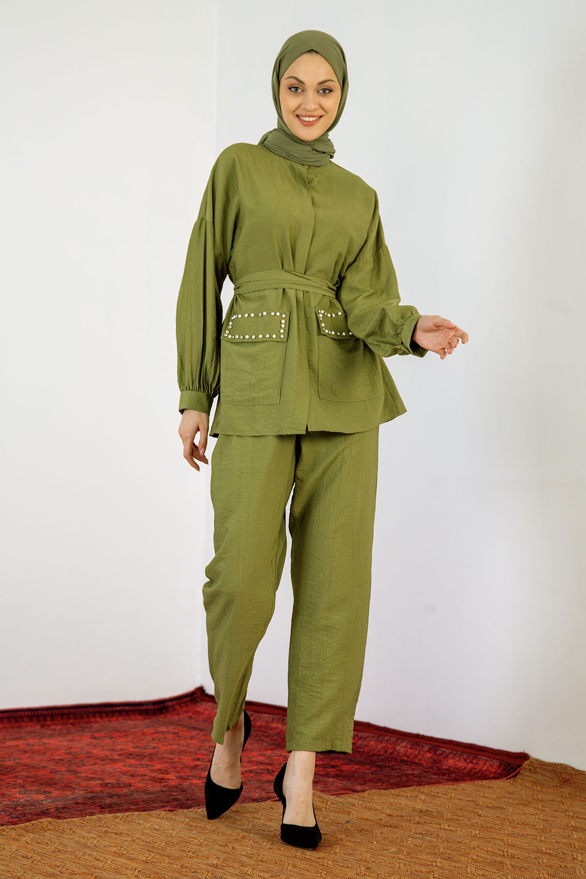 P2932-00 Takim 38-42 - Haki - 1