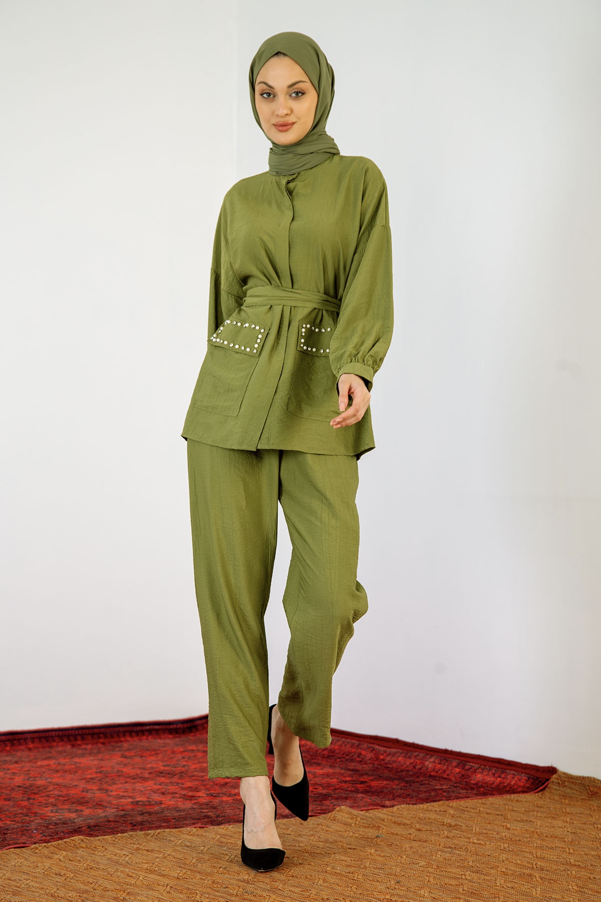 P2932-00 Takim 38-42 - Haki - 2