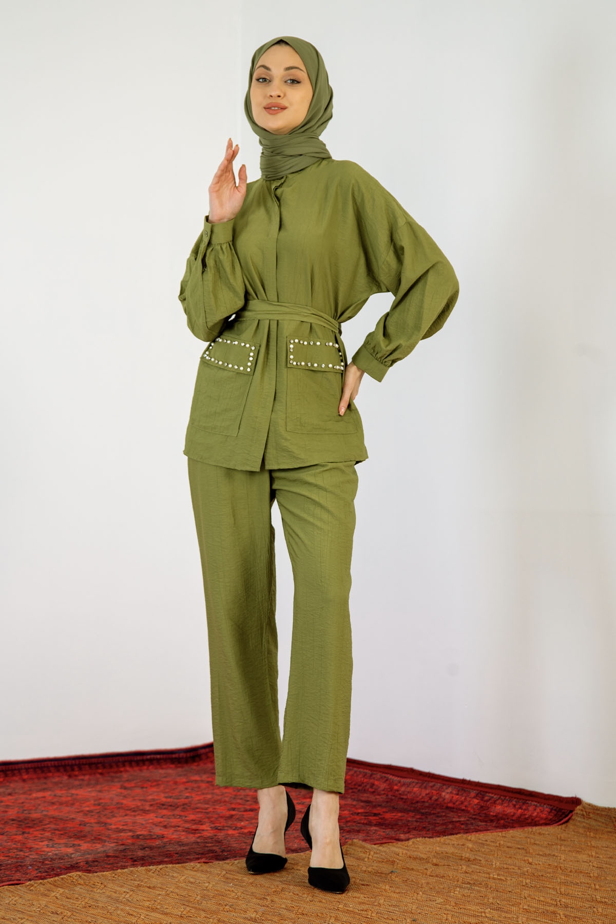 P2932-00 Takim 38-42 - Haki - 3