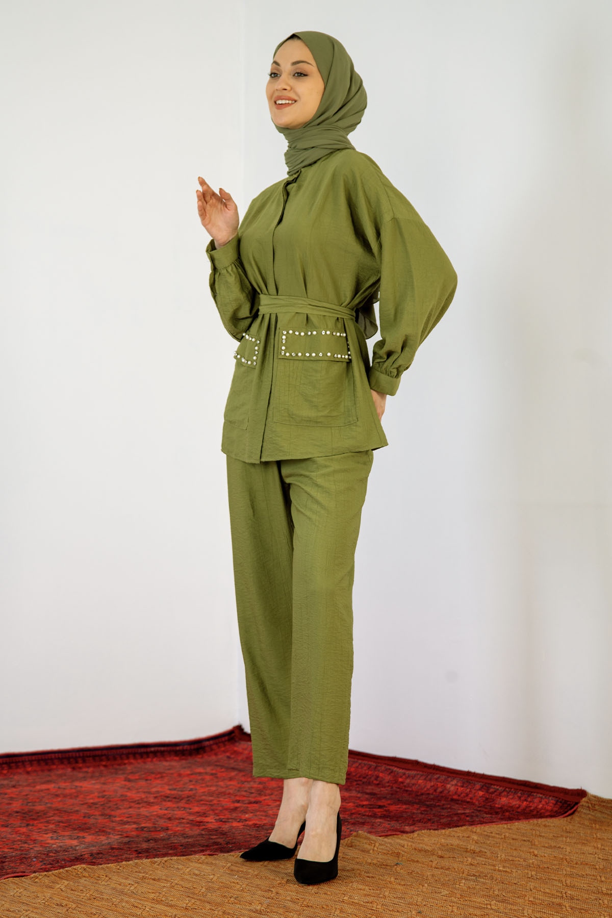 P2932-00 Takim 38-42 - Haki - 4