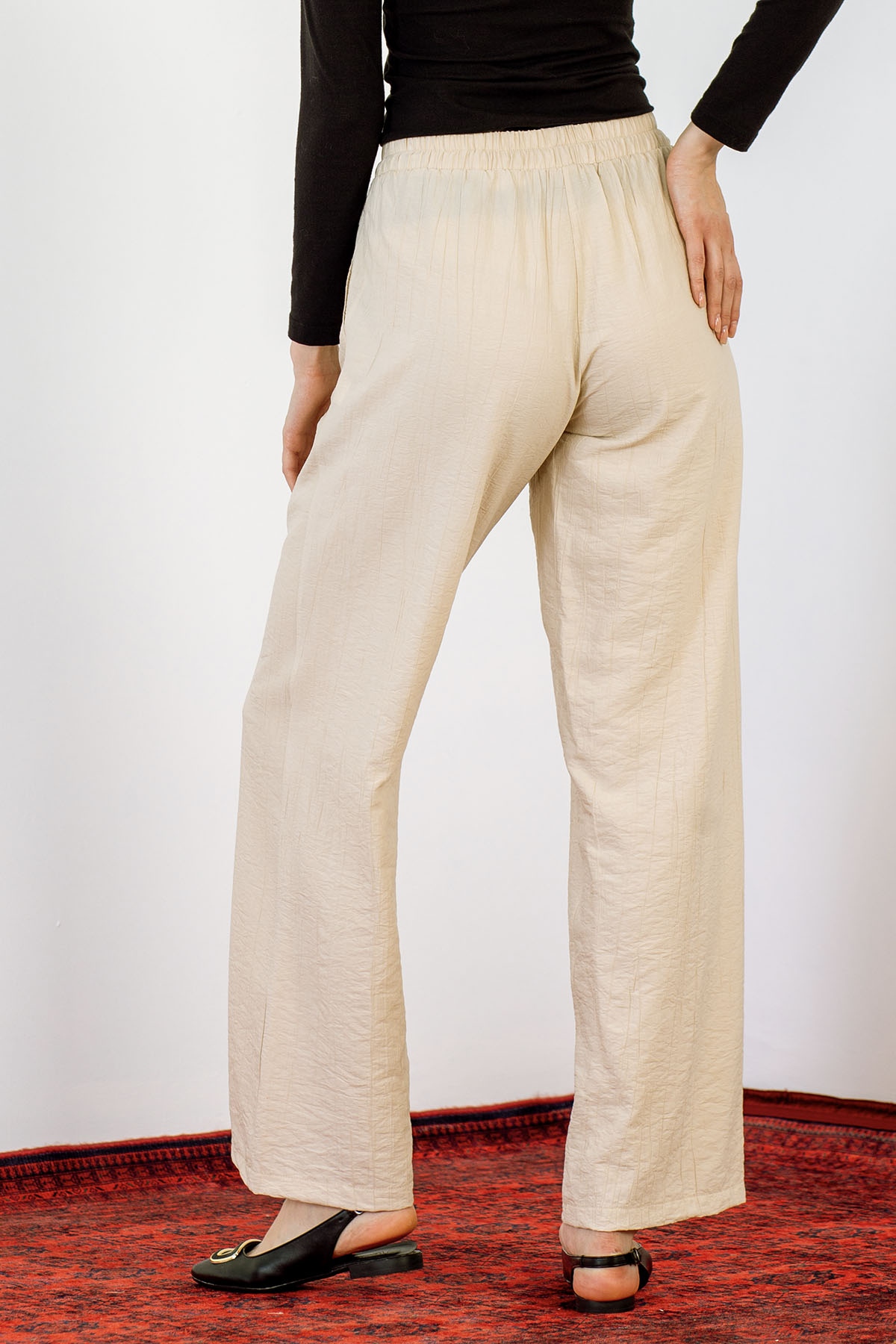 P4158-50 Pantolon 38-42 - Bej - 3