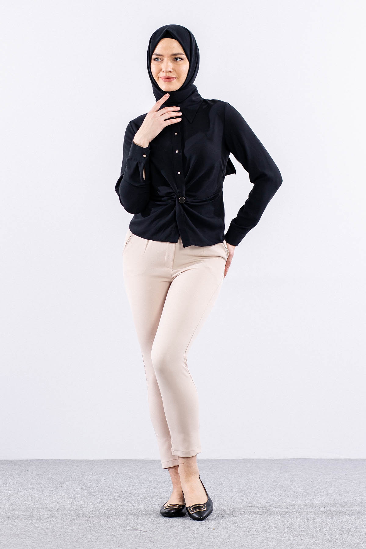 P4708 Pantolon 36-42 - Bej - 2