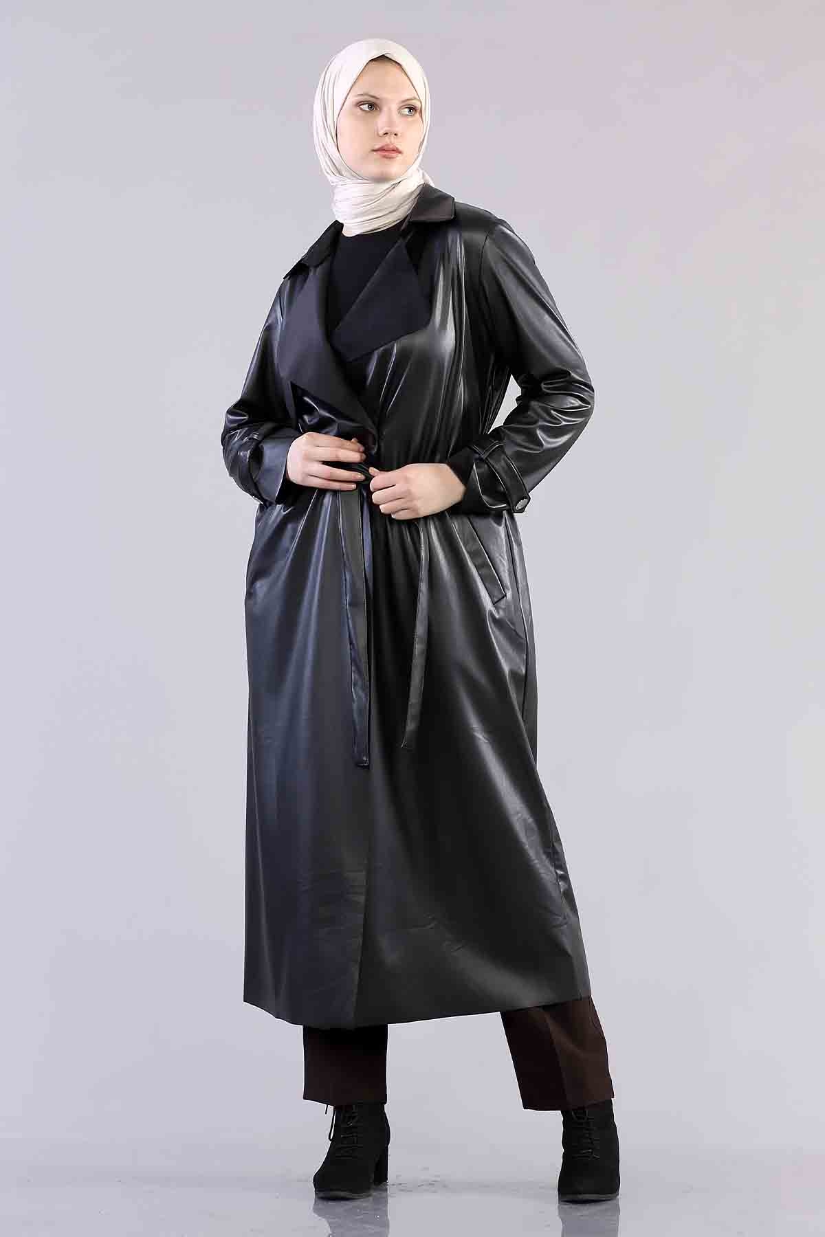 R2240 İçi Tüylü Kap 1-2-3-4 - Siyah - 1